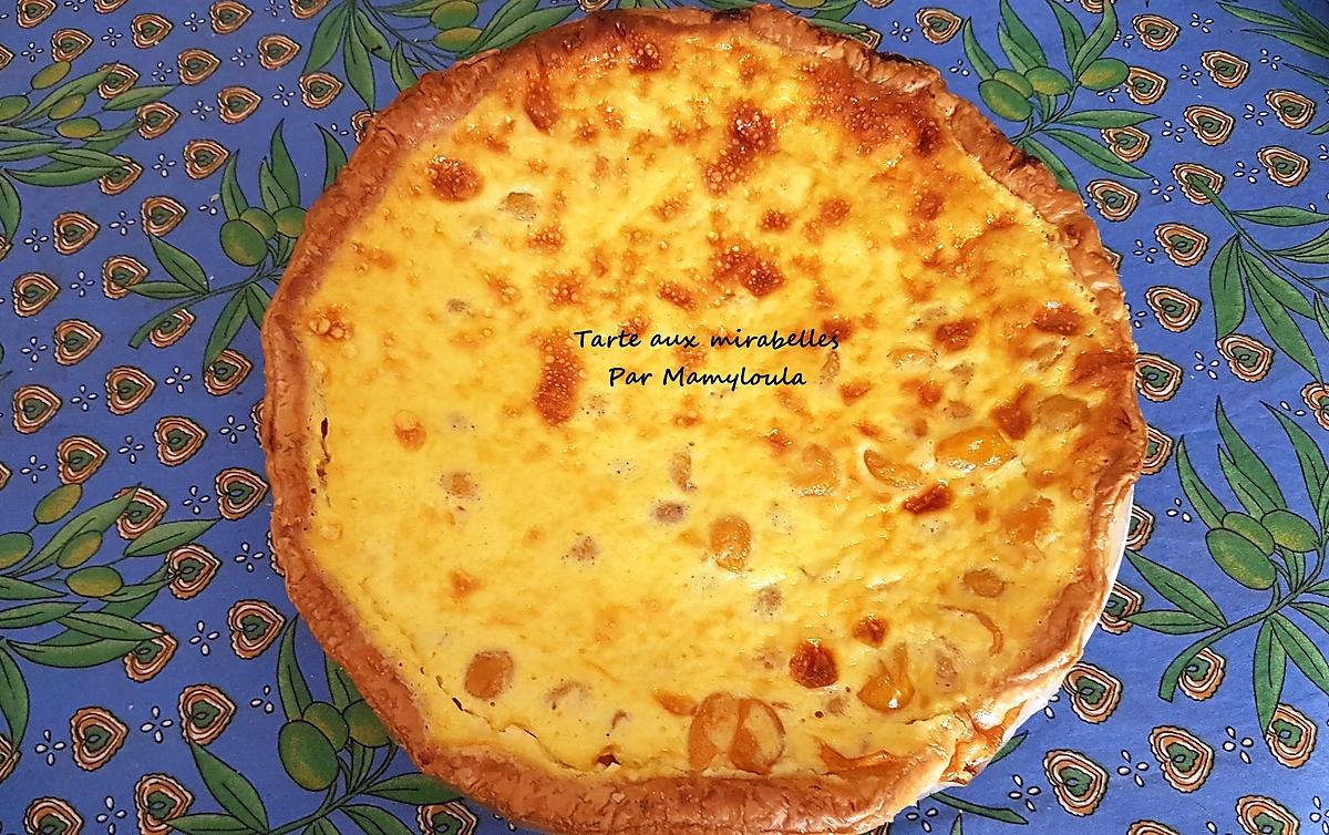 recette Tarte aux mirabelles