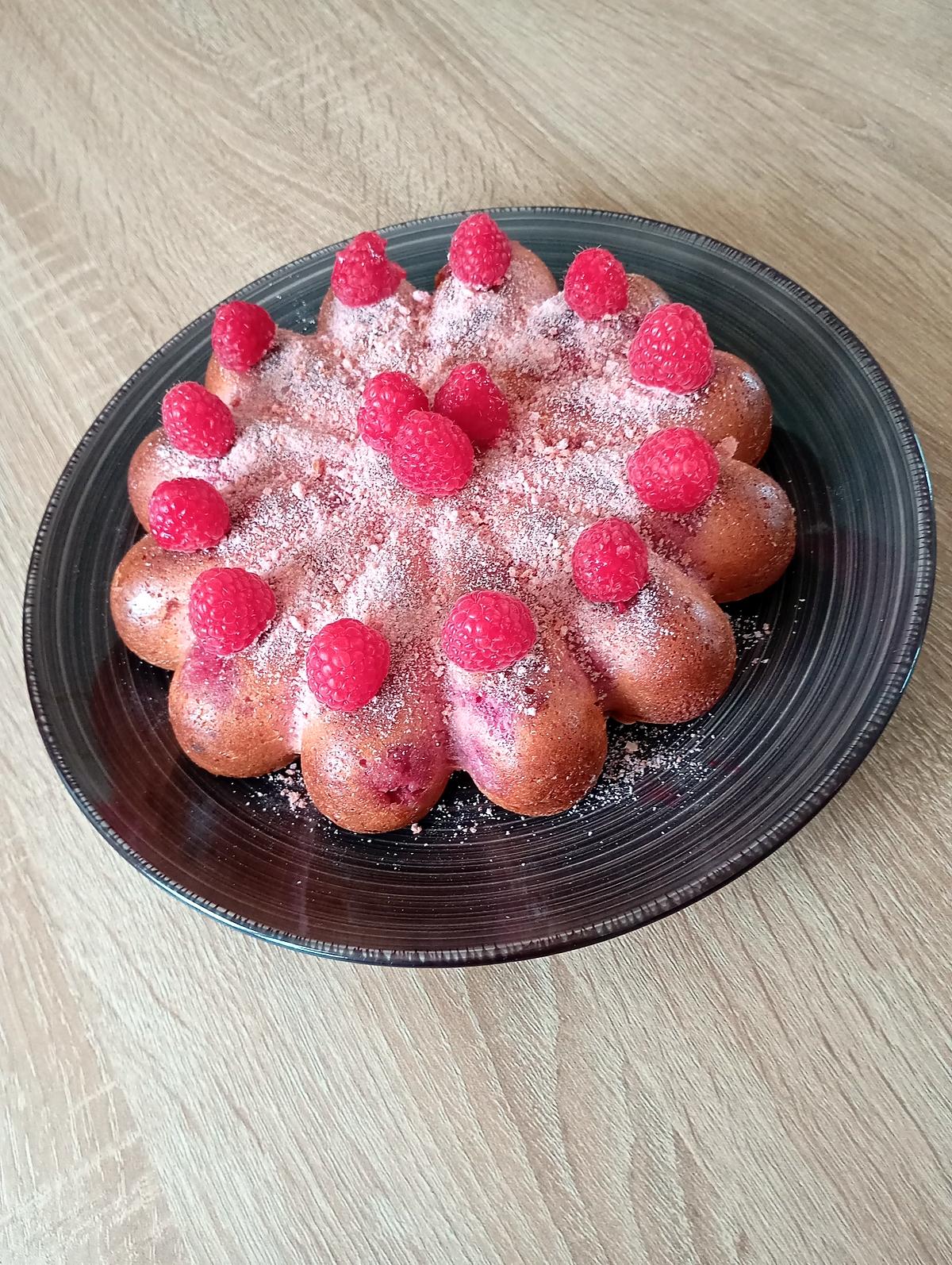 recette moelleux au biscuit rose de reims et framboise