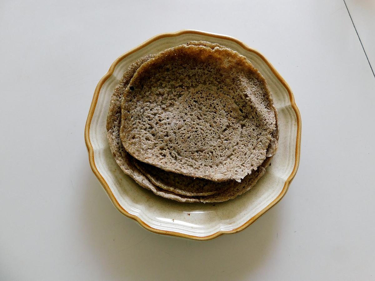 recette Crêpes de sarrasin (sans farine)