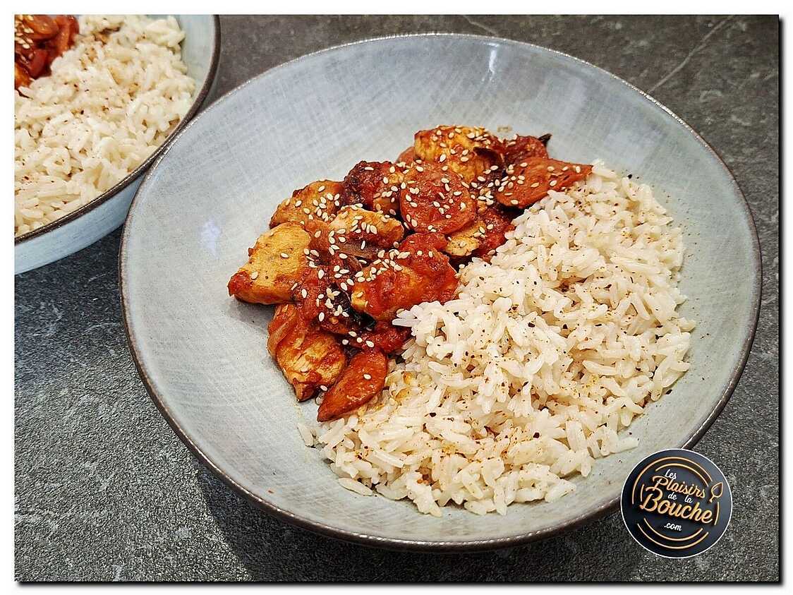Recette de Filets de poulet au chorizo et à la tomate
