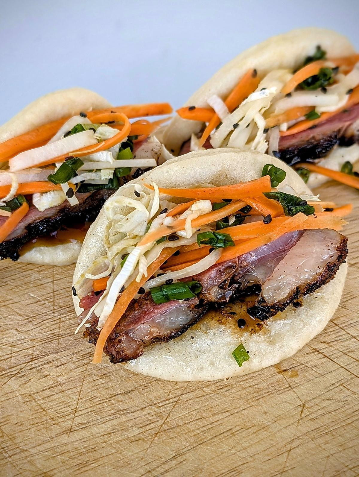 recette Gua Bao de canard