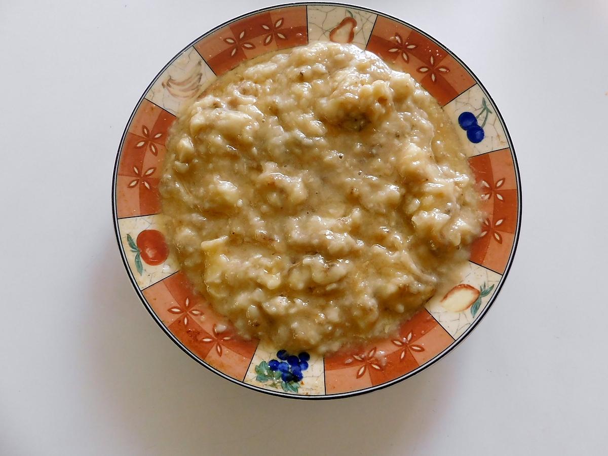 recette Purée de banane à l'orange