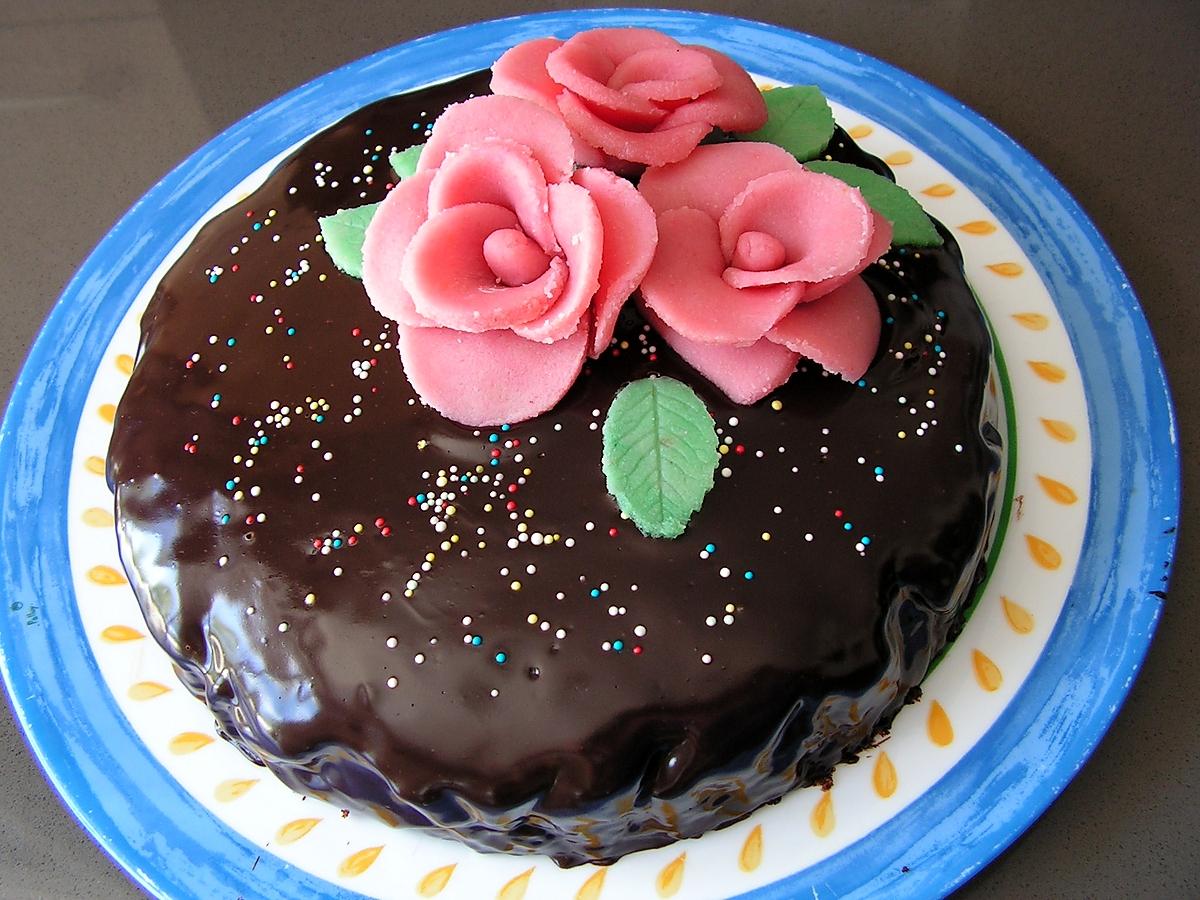 recette Gâteau « roses »