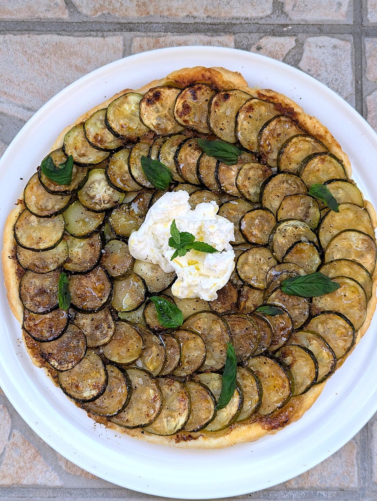 recette Tatin de courgettes