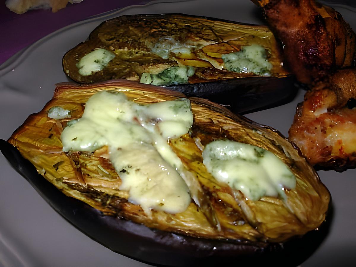 recette Aubergines & roquefort