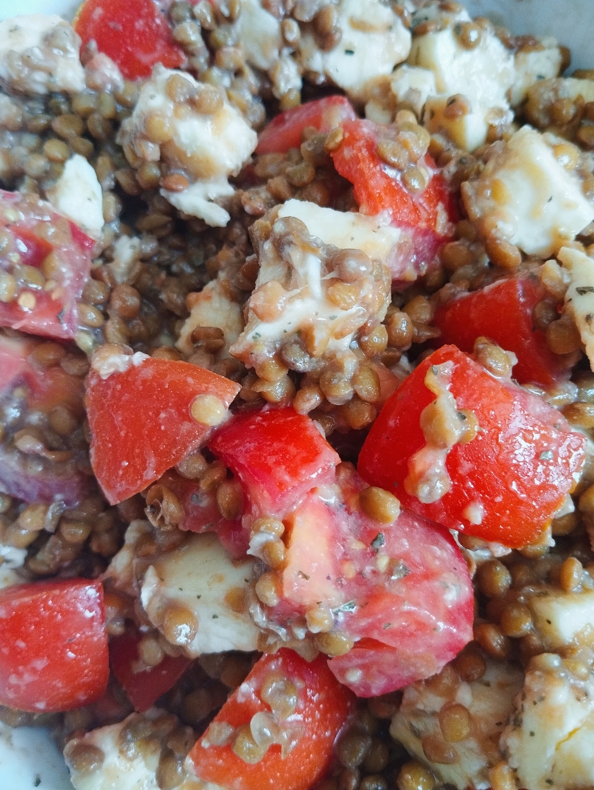 recette Salade lentilles vertes toute simple