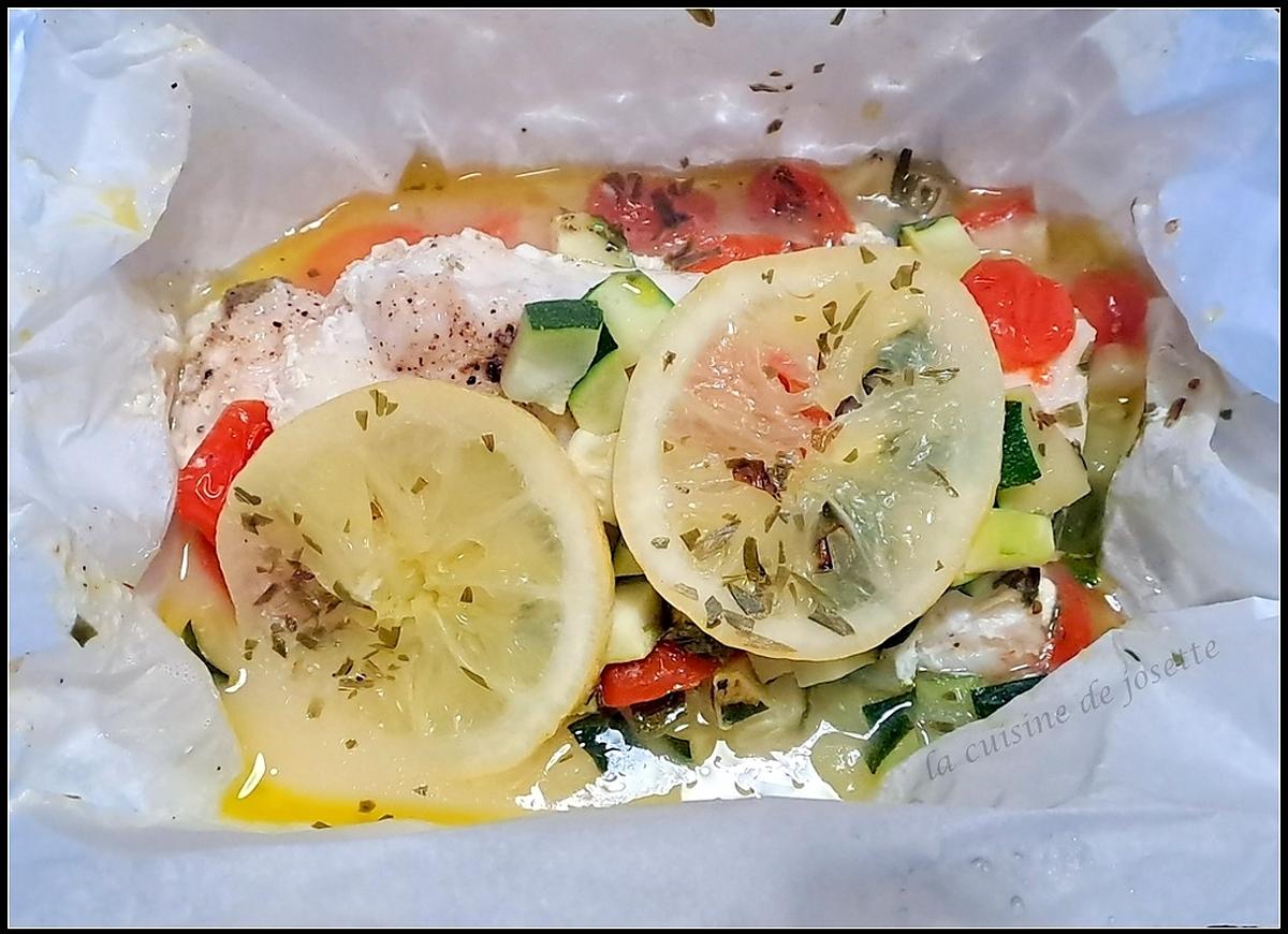 recette dos de loup en papillote