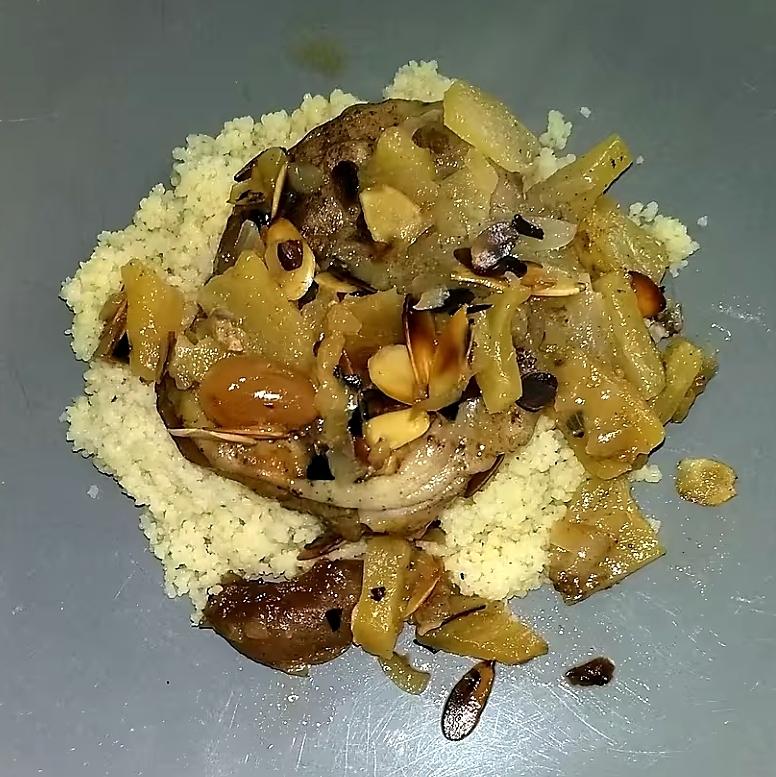 recette Tajine de dinde à l'ananas