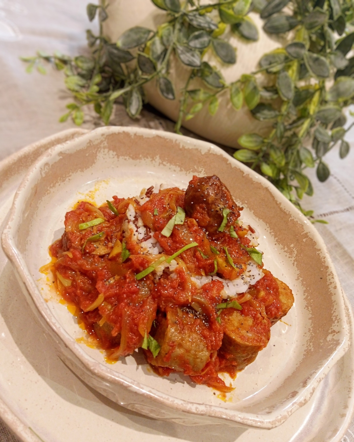 recette ROUGAIL SAUCISSES À MA FAÇON