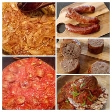 recette ROUGAIL SAUCISSES À MA FAÇON