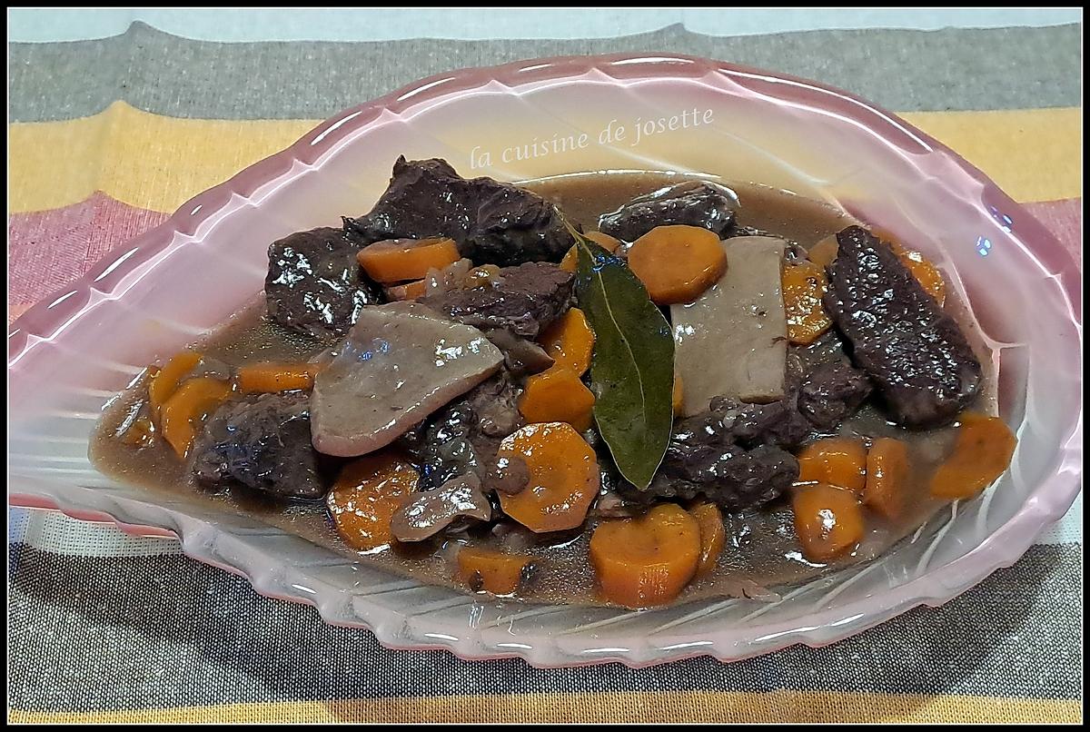 recette bœuf bourguignon au cookeo