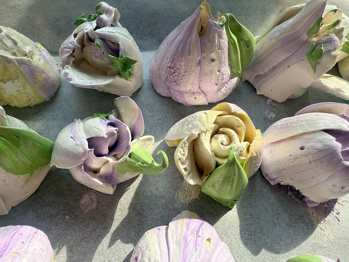 recette Guimauve - bouquet de fleurs en guimauve