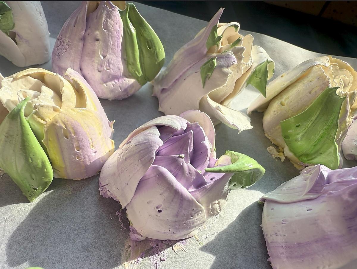 recette Guimauve - bouquet de fleurs en guimauve