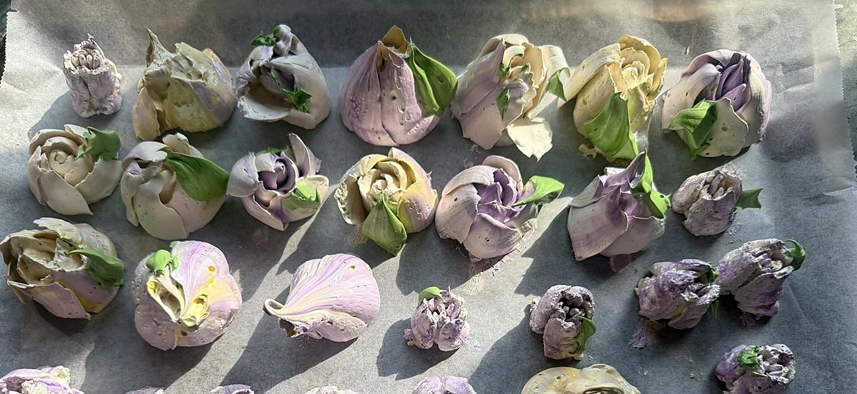 recette Guimauve - bouquet de fleurs en guimauve