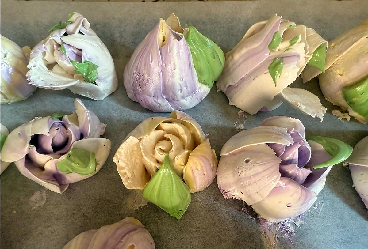 recette Guimauve - bouquet de fleurs en guimauve