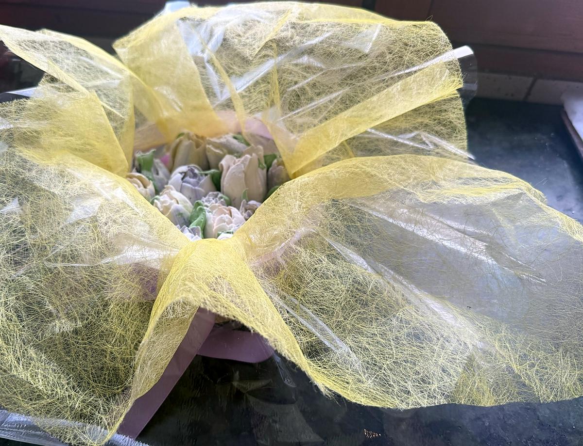 recette Guimauve - bouquet de fleurs en guimauve