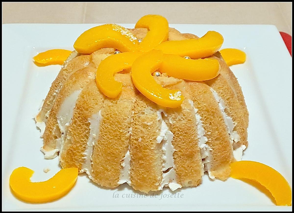 recette charlotte aux pêches