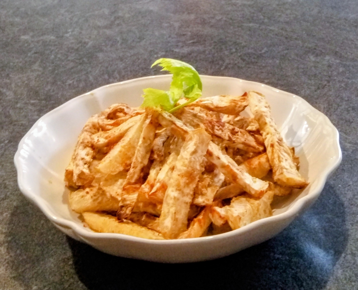 recette FRITES LEGERES DE CELERI RAVE