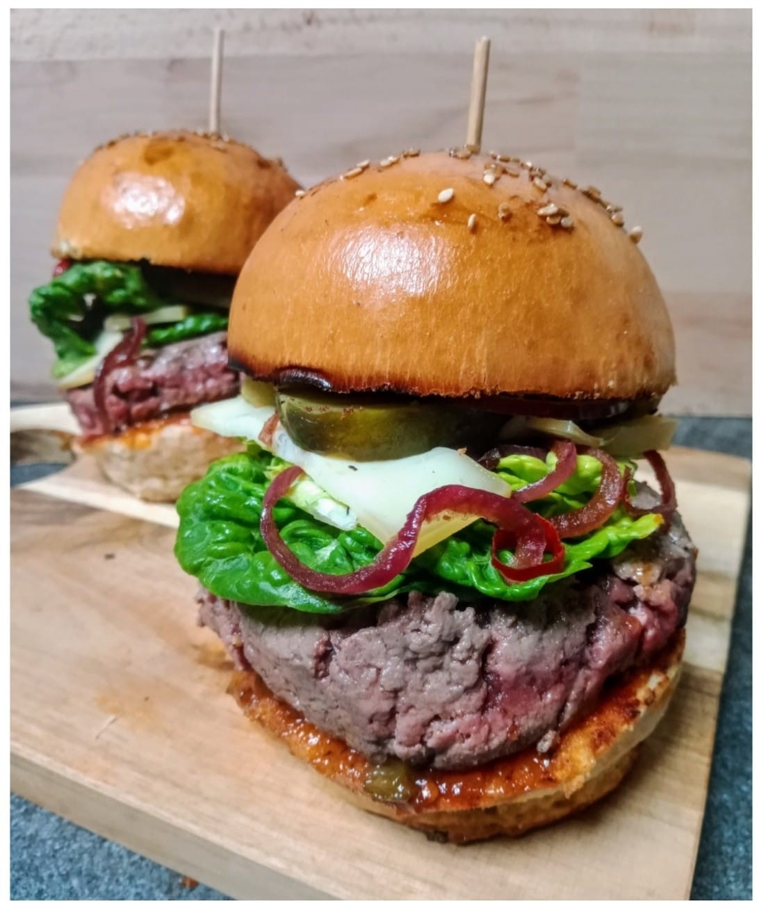 recette HAMBURGER 100 % MAISON