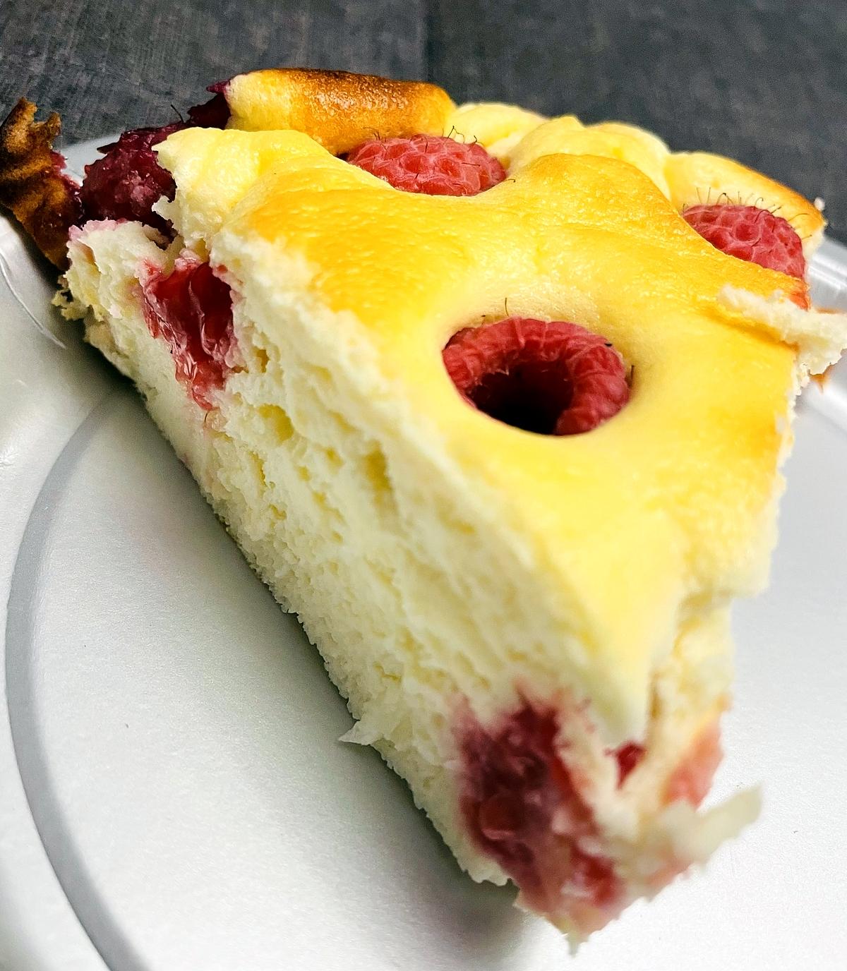 recette Gâteau diététique au skyr et aux framboises
