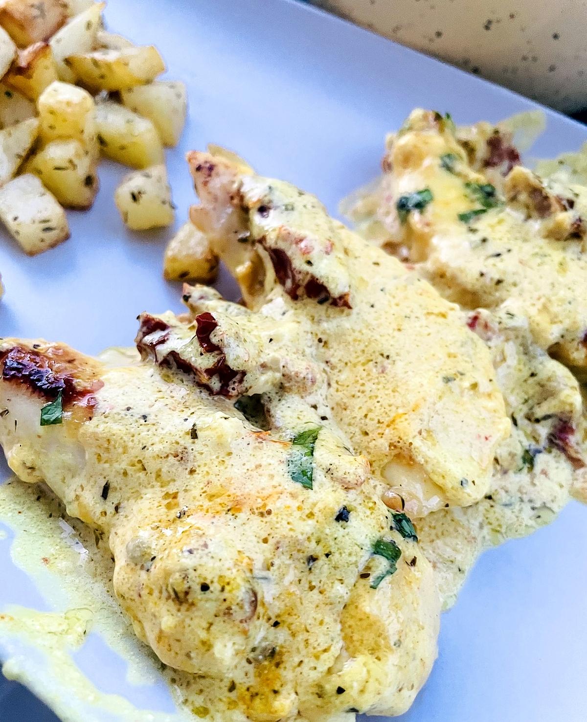 recette Poulet « marry me »