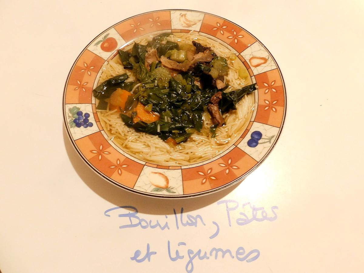recette Bouillon de légumes