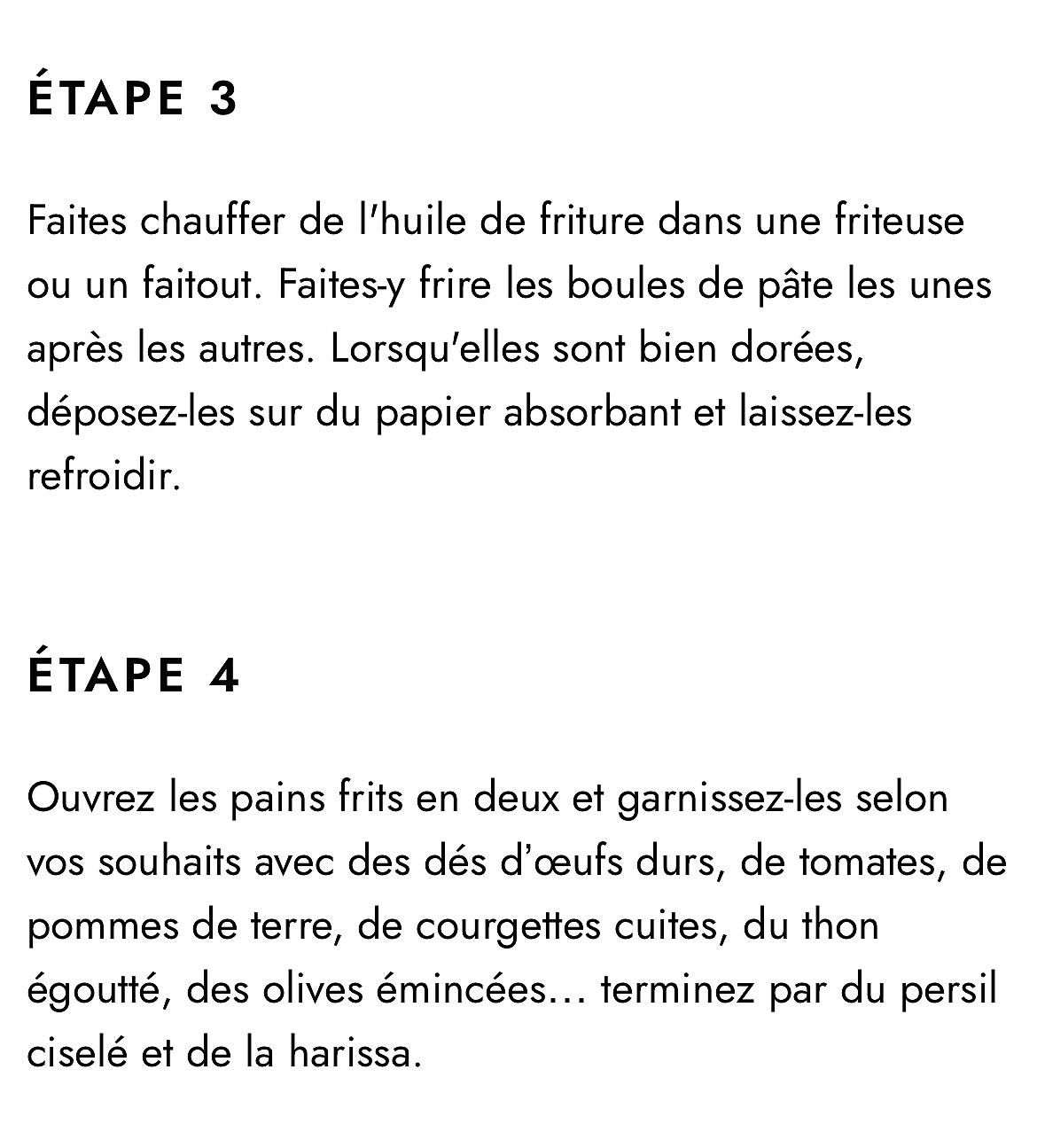 recette Fricassés tunisien