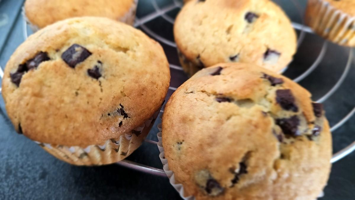recette Muffins aux pépites de chocolat