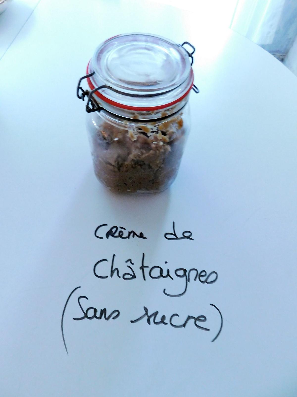 recette Crème de châtaigne