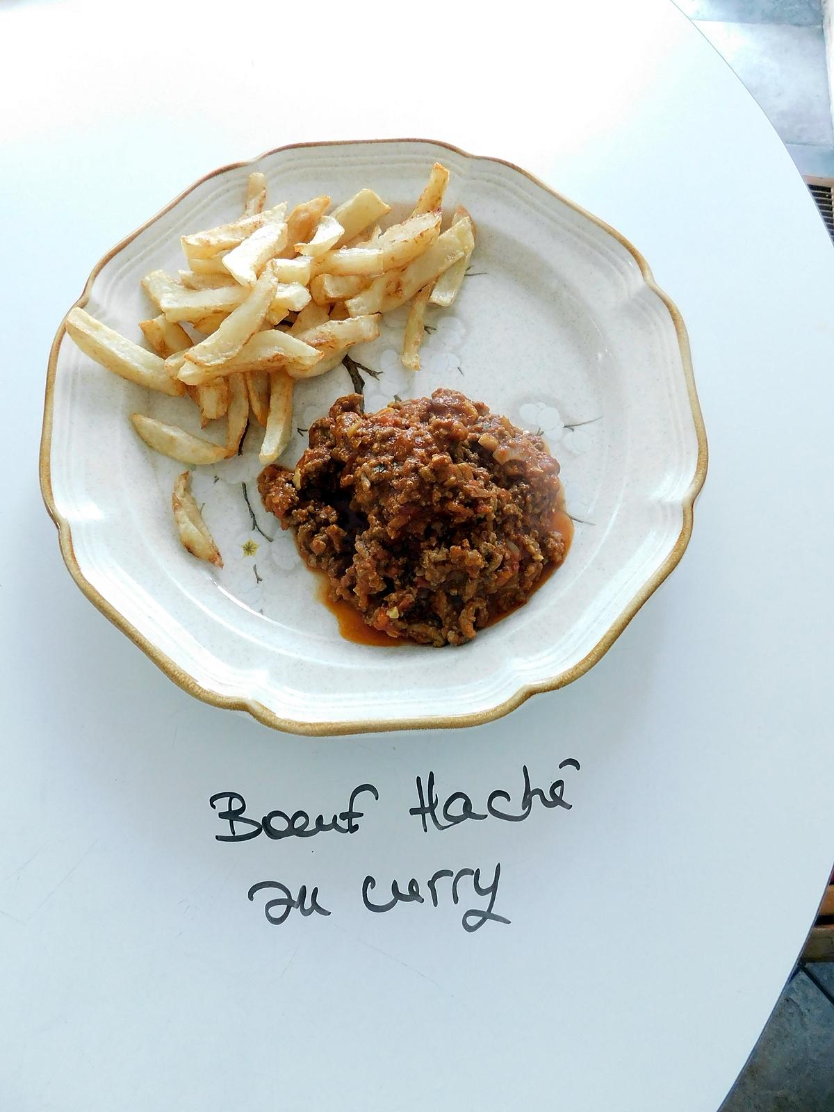 recette Boeuf haché au curry