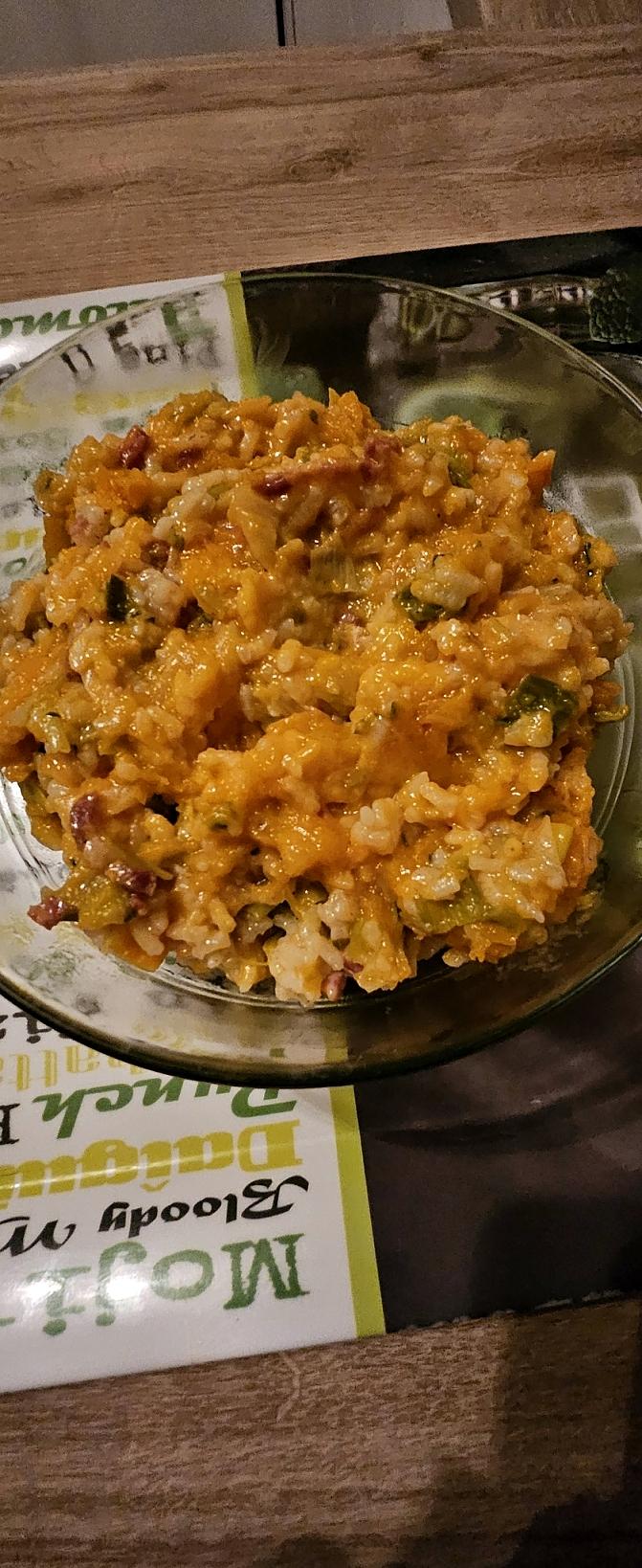 recette One pot riz poireau butternut au cookeo