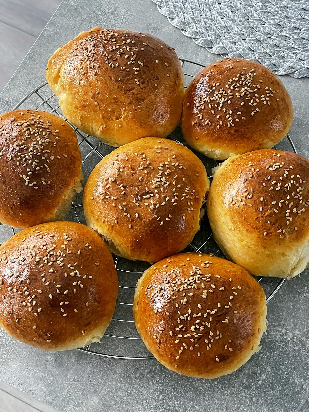 recette Pains hamburgers