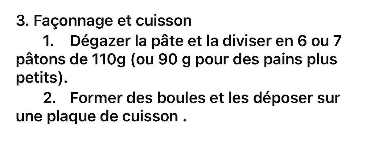 recette Pains hamburgers