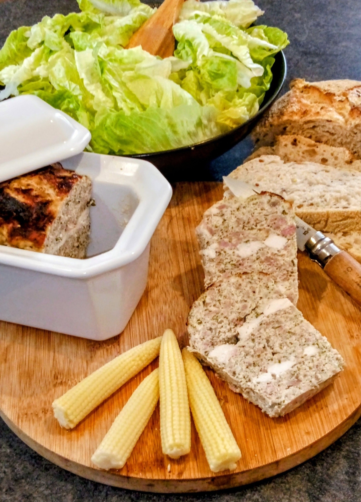 recette TERRINE TIÈDE DE POULET