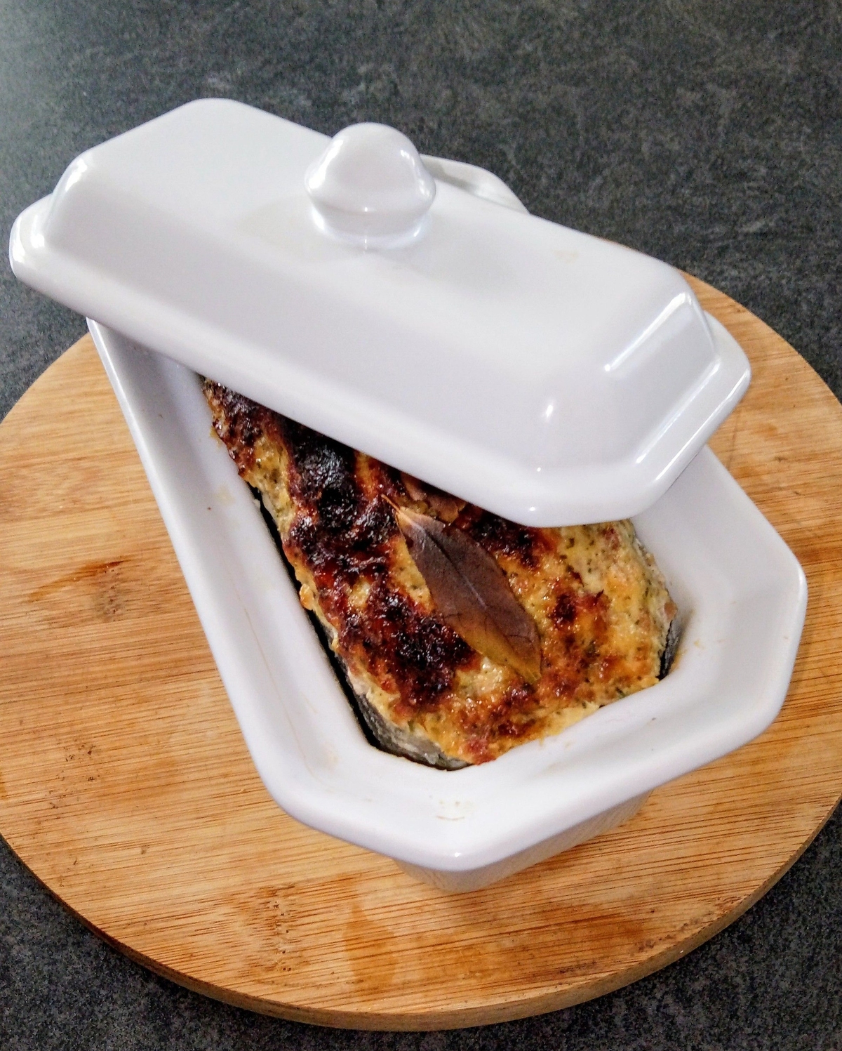 recette TERRINE TIÈDE DE POULET