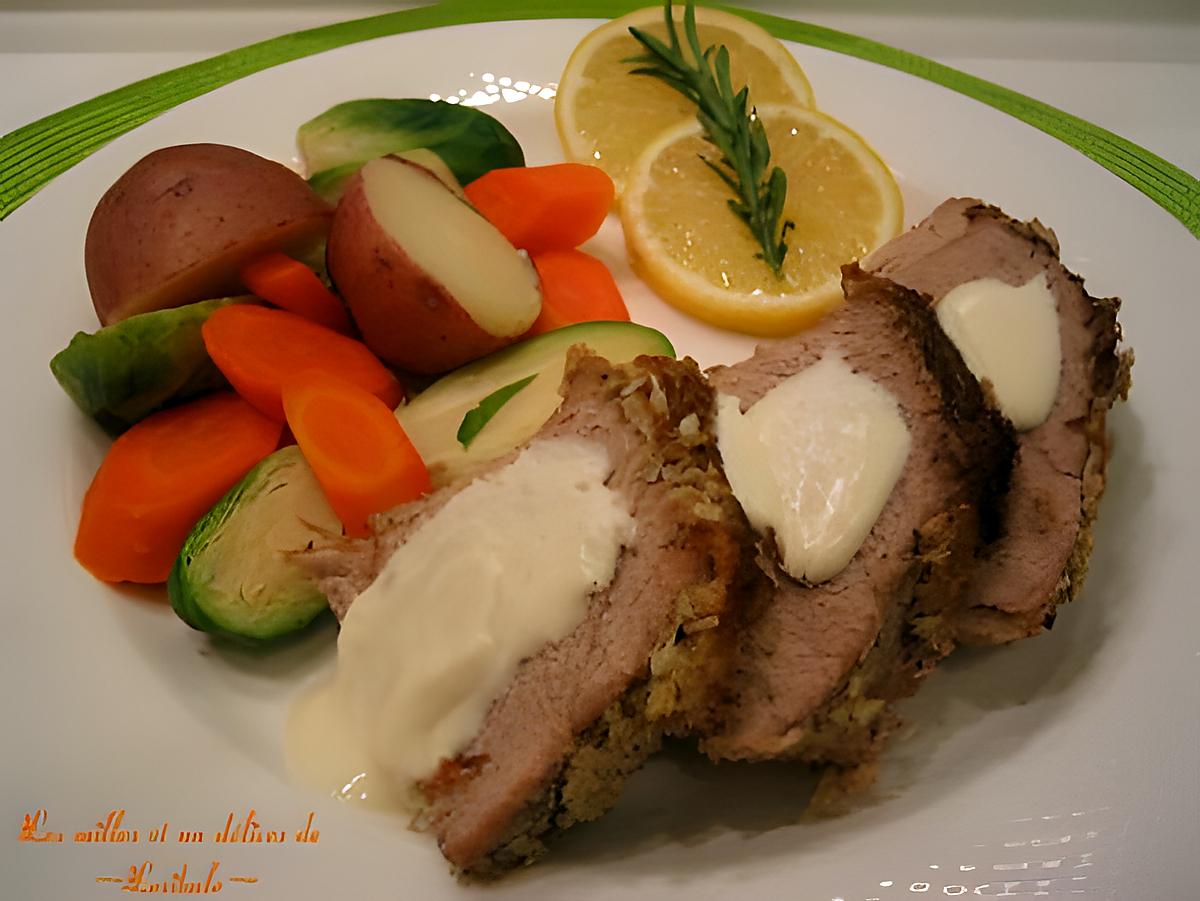 recette Filet de porc croustillant à la noix de coco