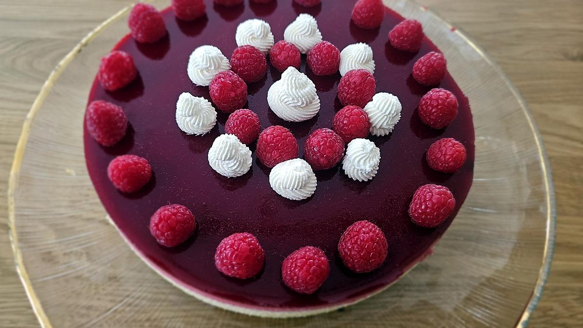 recette Bavarois framboise chocolat blanc