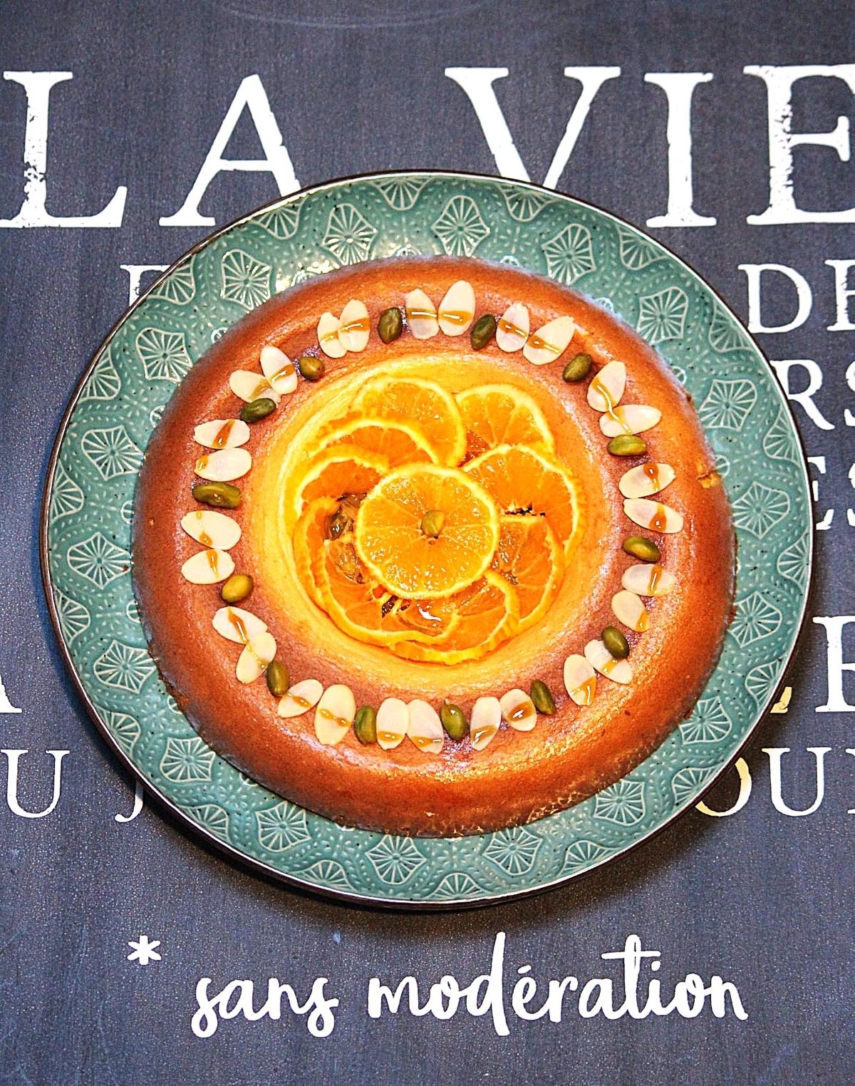 recette GENOISE MOELLEUSE MIEL ET CLEMENTINE