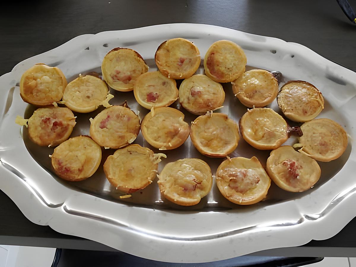 recette mini quiches lorraine apéritif