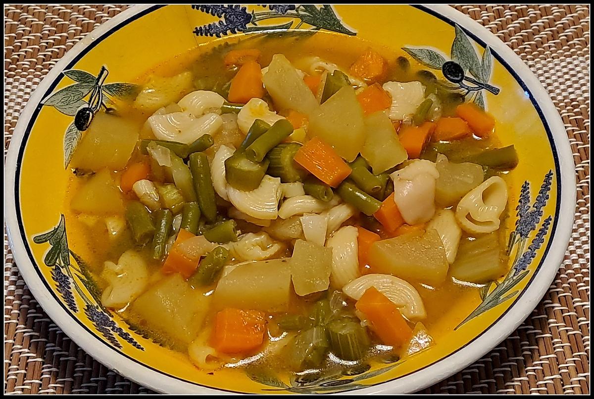 recette minestrone a ma façon au cookeo