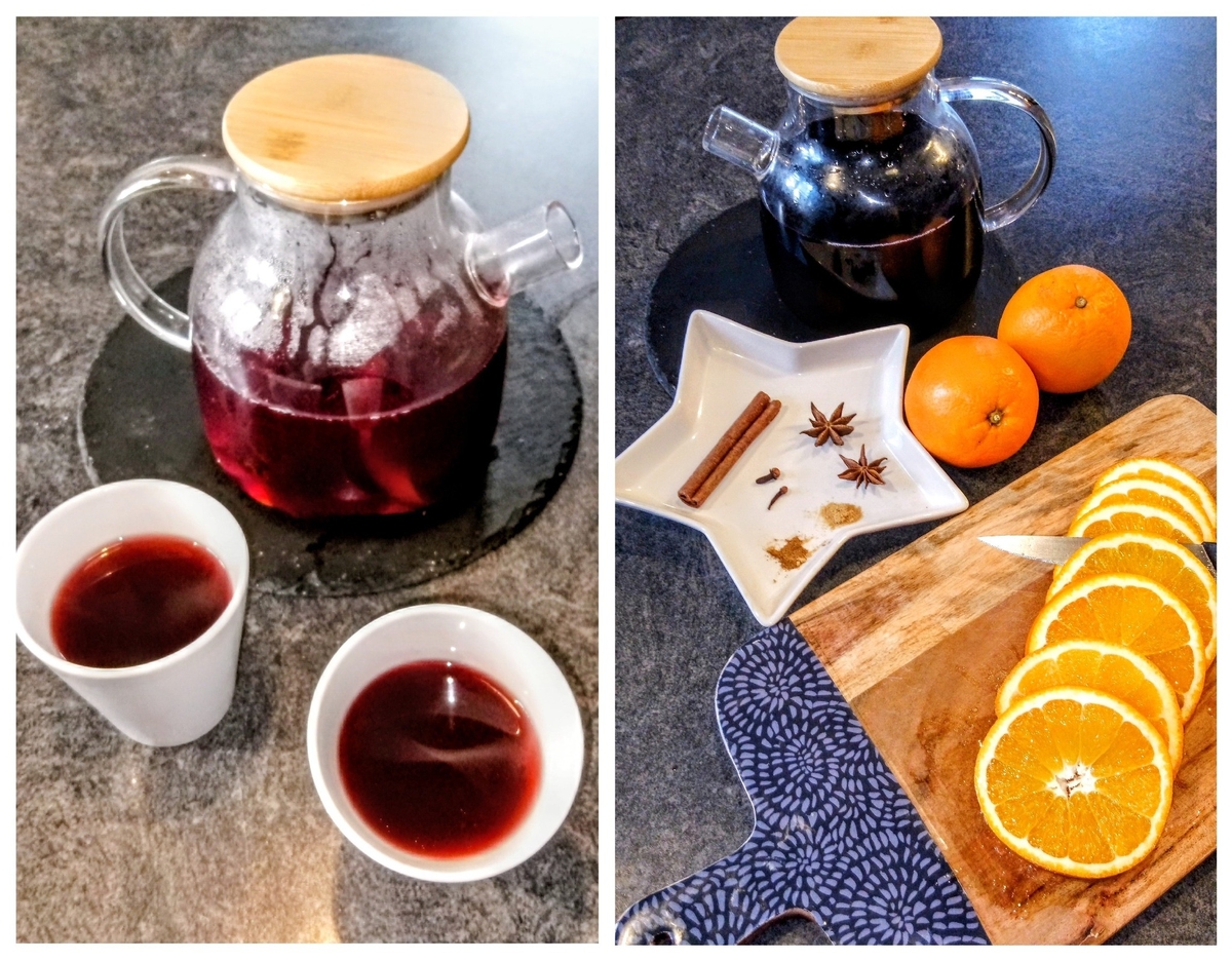 recette JUS DE RAISIN CHAUD AUX ÉPICES