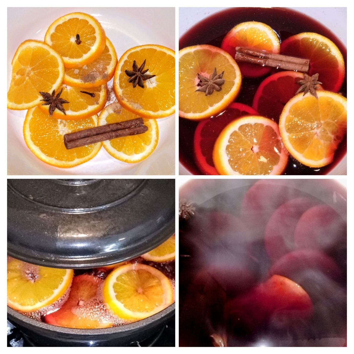 recette JUS DE RAISIN CHAUD AUX ÉPICES