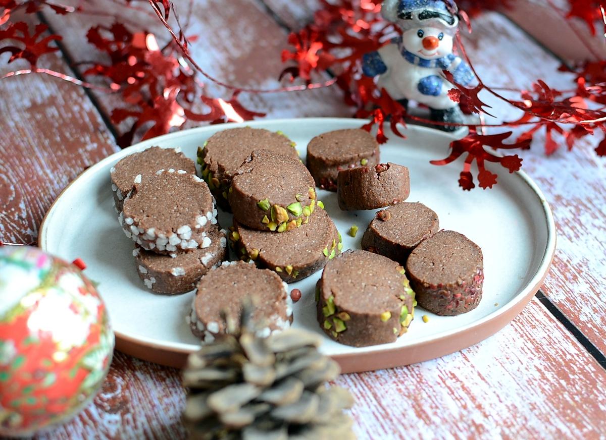 recette Sablés au chocolat