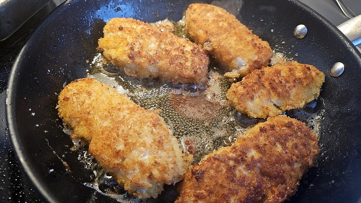 recette Escalope de dinde dorée et croustillante, sauce aux champignons et parmesan