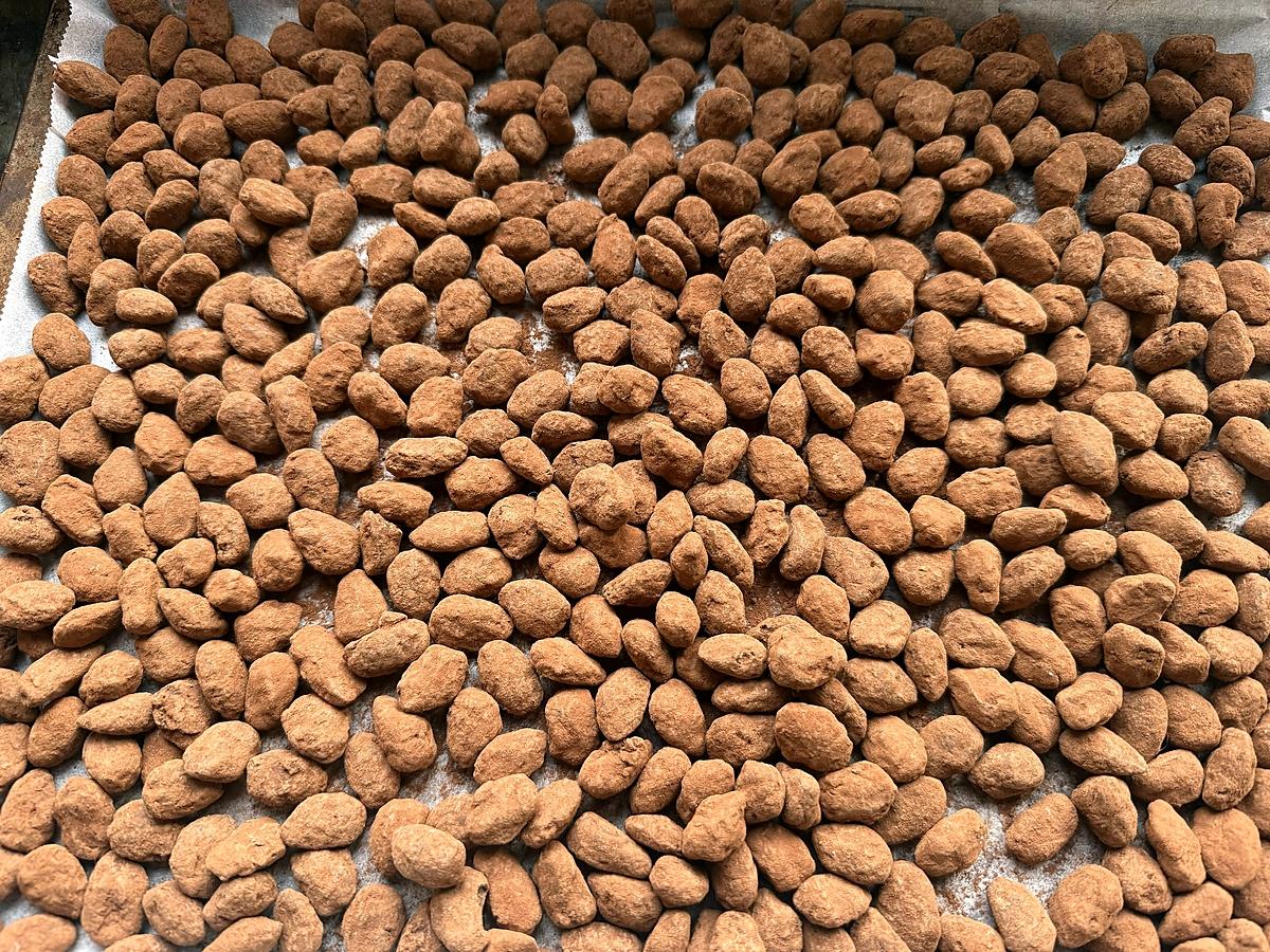 recette Noisettes enrobées au chocolat