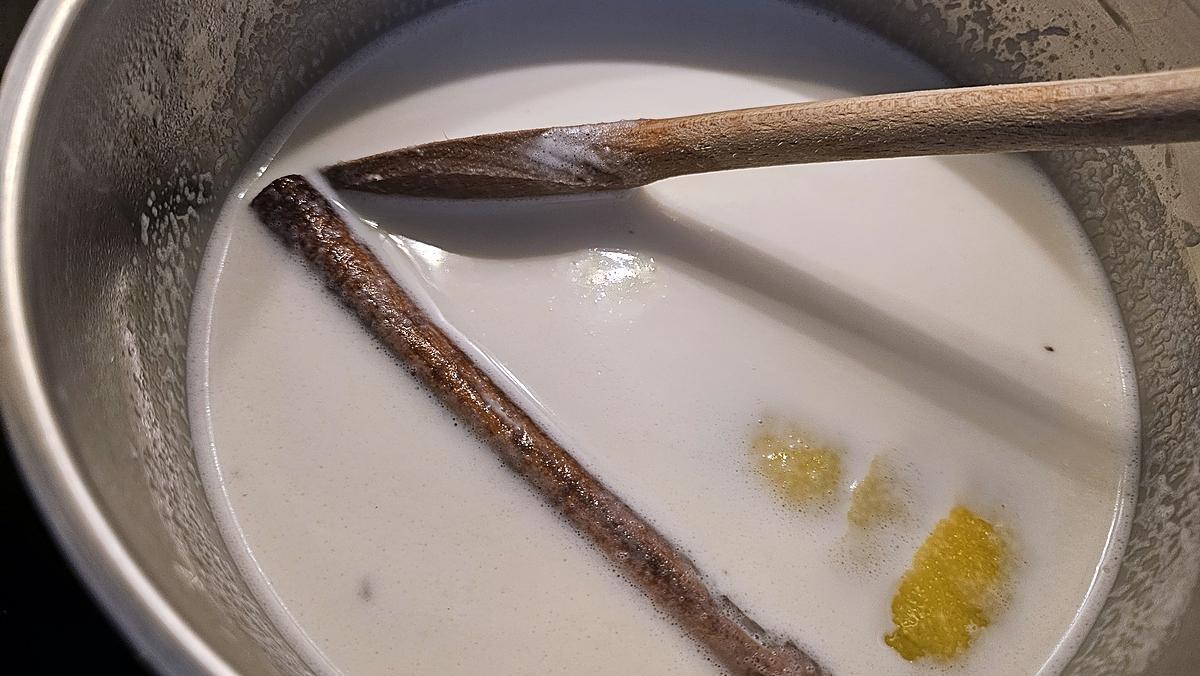 recette Riz au lait sans œufs à la cannelle (arroz doce sem ovos com canela)
