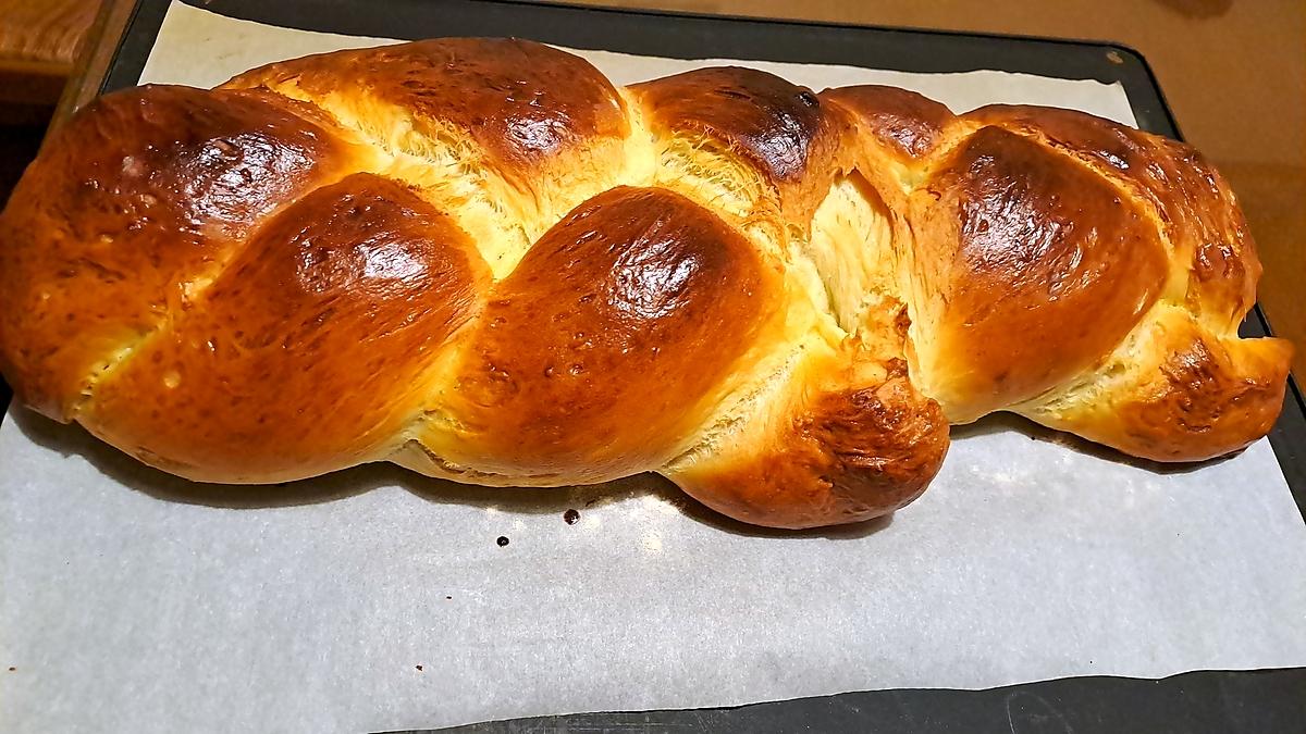 recette pain tressé( recette suisse allemande)
