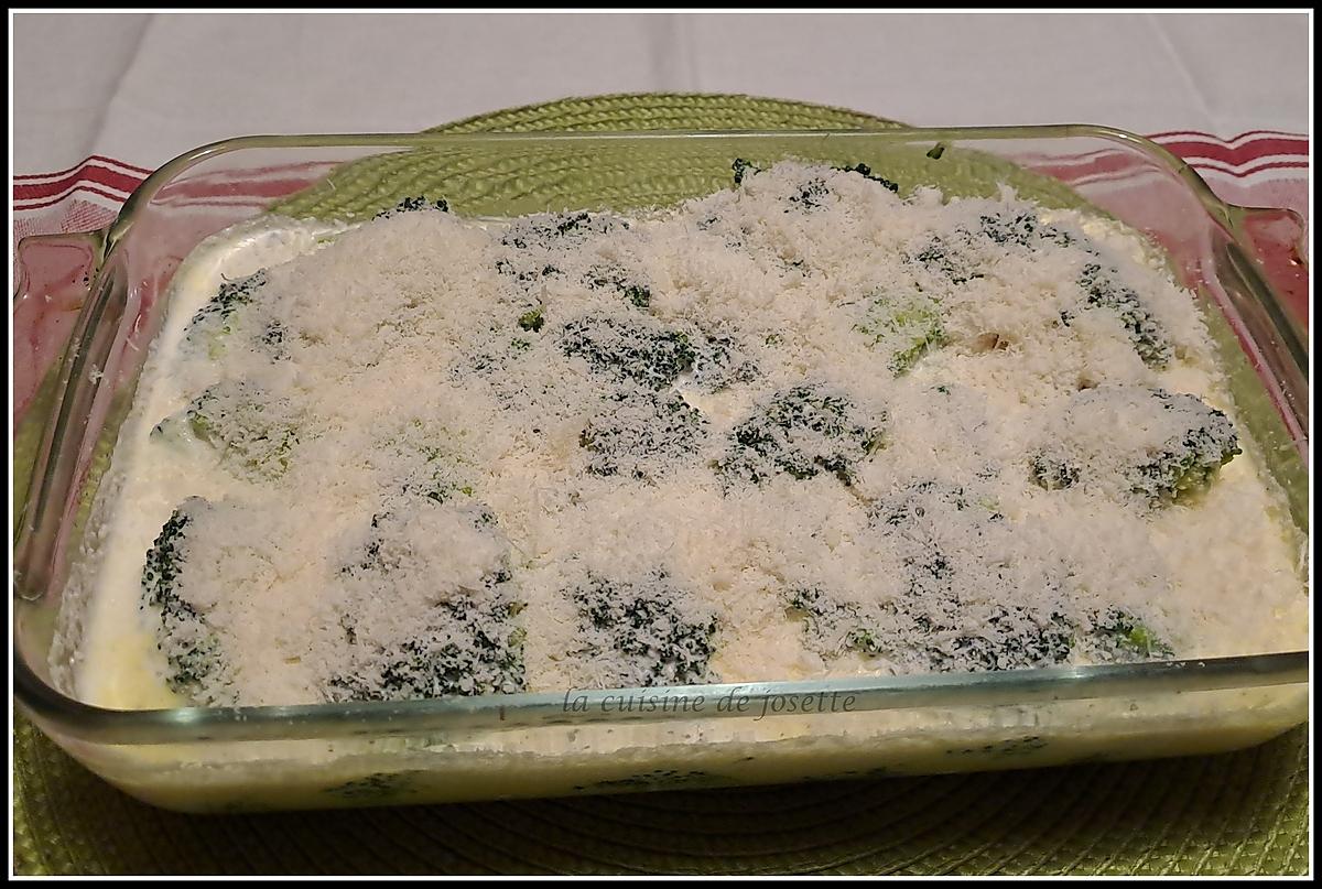 recette gâteau de brocolis au parmesan