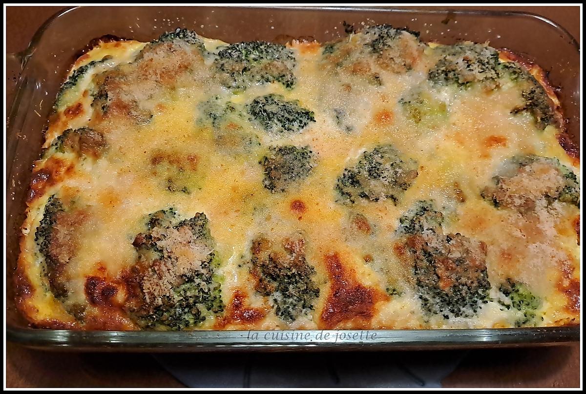 recette gâteau de brocolis au parmesan
