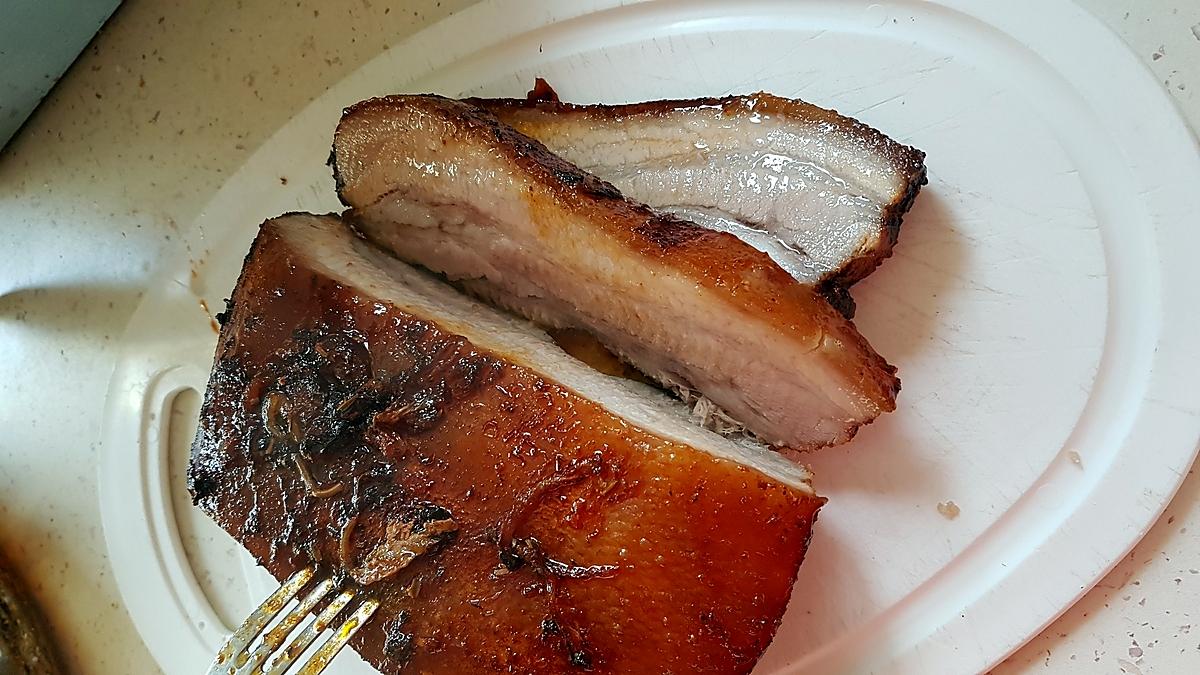recette Poitrine de porc au four